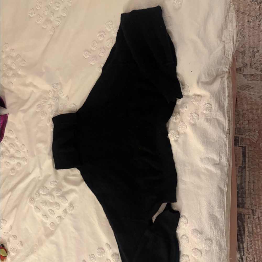 Free People Black Turtleneck Sweater